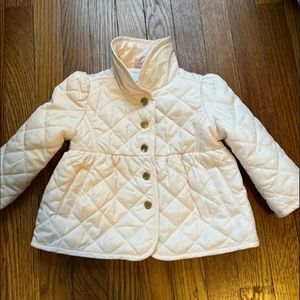 S O L D Janie and Jack light pink quilted jacket